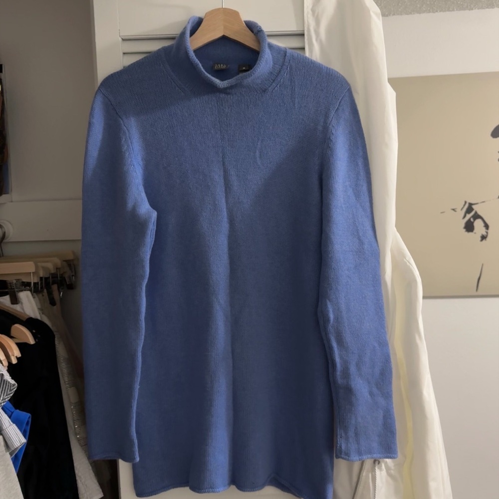 Saks Fifth Avenue 100% Cashmere Periwinkle Sweater – Size M
